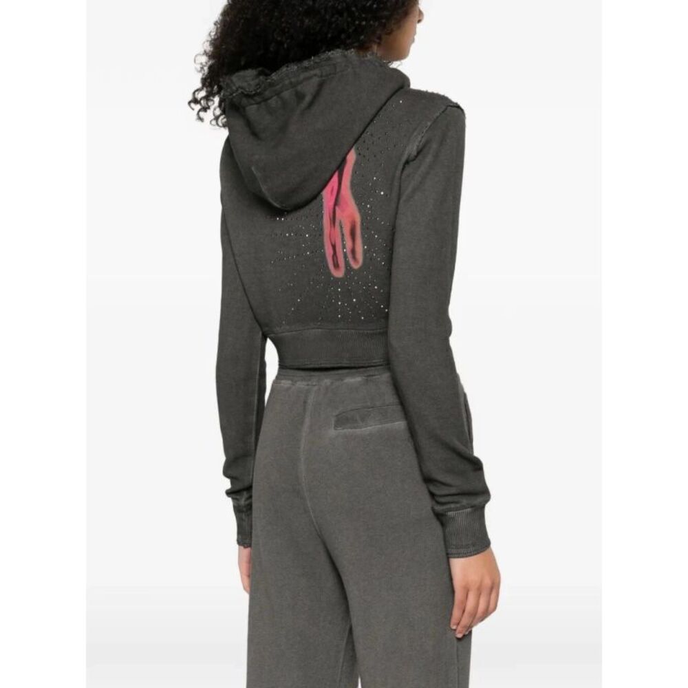 Diesel Women `F-Slimmy-Hood-S3` Hooded Sweater - Picture 3 of 5